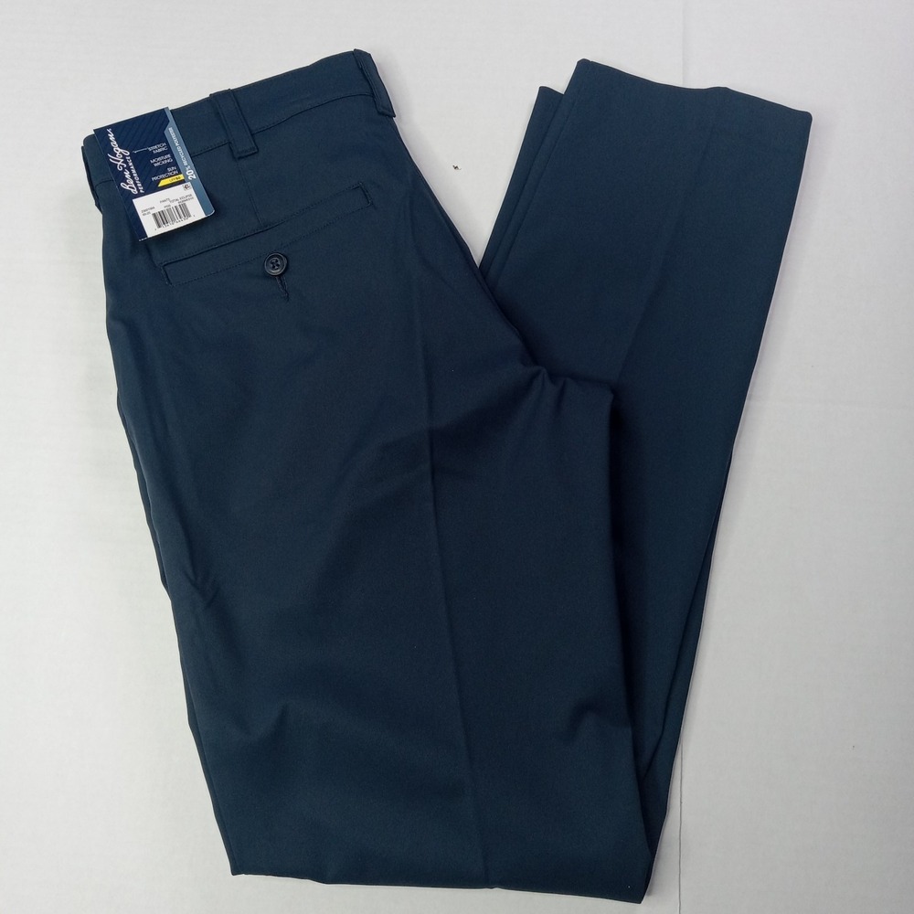 Ben Hogan Performance Pants Men's Size 30x32 Blue Stretch UPF 50 Moisture Wick